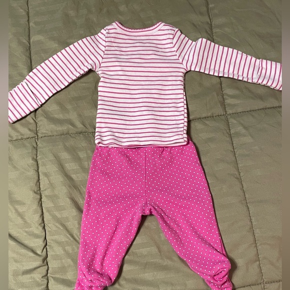 Carter’s NB Girl Pants & Top Outfit ~ NWOT ~ 2 available (for twins) - Picture 5 of 6